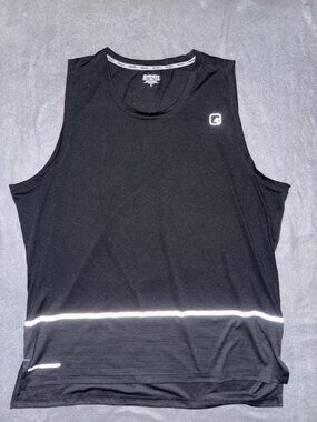 AND1 Black Sleeveless Performance Tank Top Mens 3XL Athletic Workout Basketball
